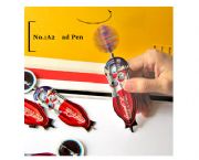 旋轉(zhuǎn)可口可樂廣告書簽筆