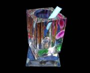 精品水晶旋轉(zhuǎn)筆筒