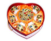 12件套心形禮盒陶瓷杯