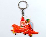 PVC圣誕鑰匙扣