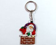 PVC圣誕鑰匙扣