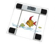 熱帶魚(yú)玻璃人體秤