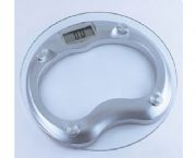 銀色曲線形人體秤