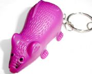 老鼠帶燈鑰匙扣