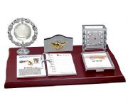 高檔紅木（亞光）臺(tái)歷