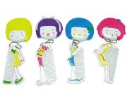 卡通女孩掛件鏡