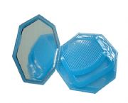 八角形帶梳單面鏡