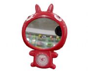 兔子帶時(shí)鐘多功能鏡子