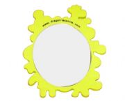 黃色珊瑚單面化妝鏡