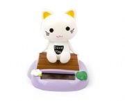 太陽(yáng)能貓瞇擺件