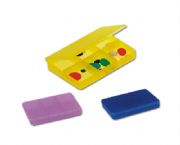 長方形六格藥盒