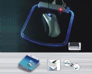 USB集線器鼠標墊（帶音頻切換）