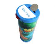 一種轉(zhuǎn)動拼圖解鎖儲錢罐