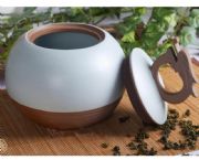 茶葉罐（汝窯）